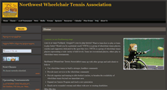 Desktop Screenshot of nwwheelchairtennis.org